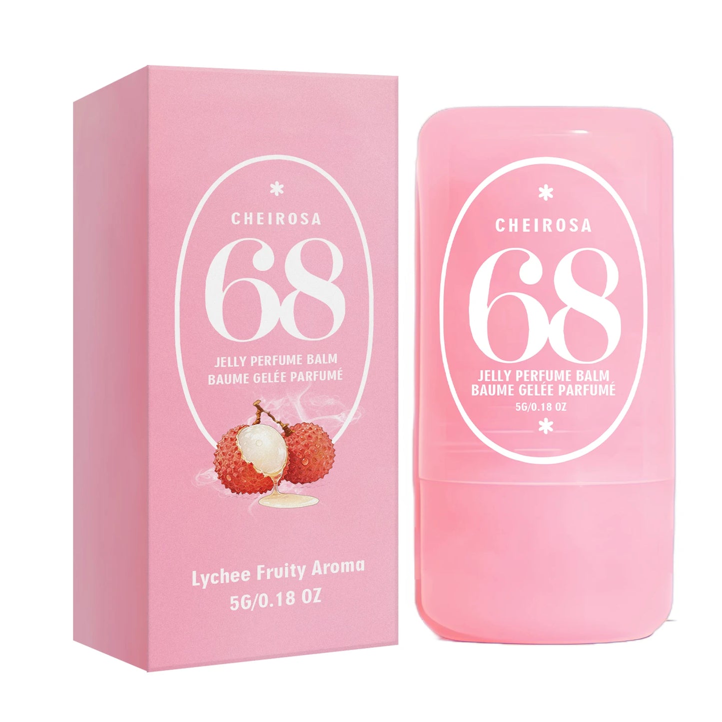 AMZ 5g Solid Fragrance Cream (Lychee fruit fragrance) Natural Fruit Fragrance Sweet Refreshing and Fresh With Small Fragrance
