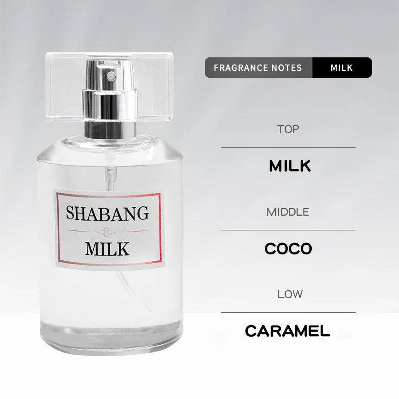 Milk Scent Coconut Caramel Perfume,Gourmand Sweet Warm Milky Women Light Fragrance Mist,Girls Student Clean Fresh Eau De Parfum