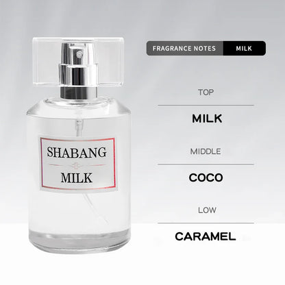 Milk Scent Coconut Caramel Perfume,Gourmand Sweet Warm Milky Women Light Fragrance Mist,Girls Student Clean Fresh Eau De Parfum