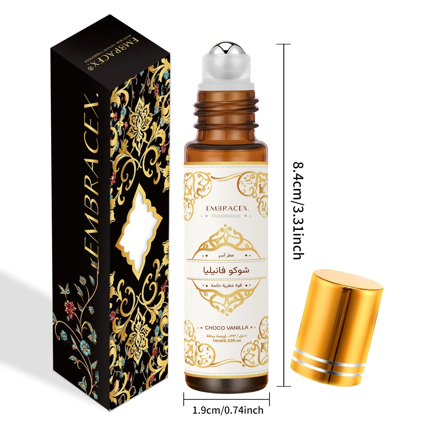 10ml Choco Vanilla Roller Essential Oil شوكو فانيليا Eid al-Fitr Long Lasting Scent Gift To Friends