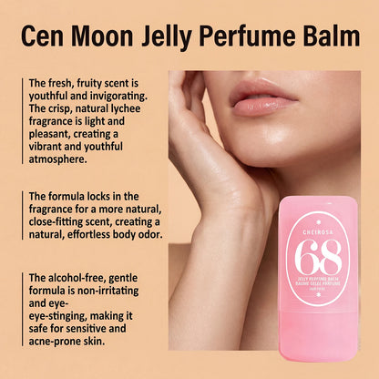 AMZ 5g Solid Fragrance Cream (Lychee fruit fragrance) Natural Fruit Fragrance Sweet Refreshing and Fresh With Small Fragrance