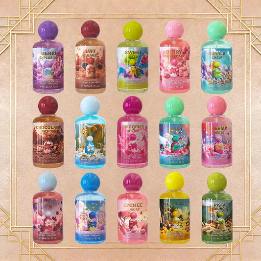 Gourmet Perfume,Coconut Lychee Watermelon Strawberry Sweet Warm Fruity Scent,Chocolate/Caramel/Pistachio/Candy Fragrance Mist