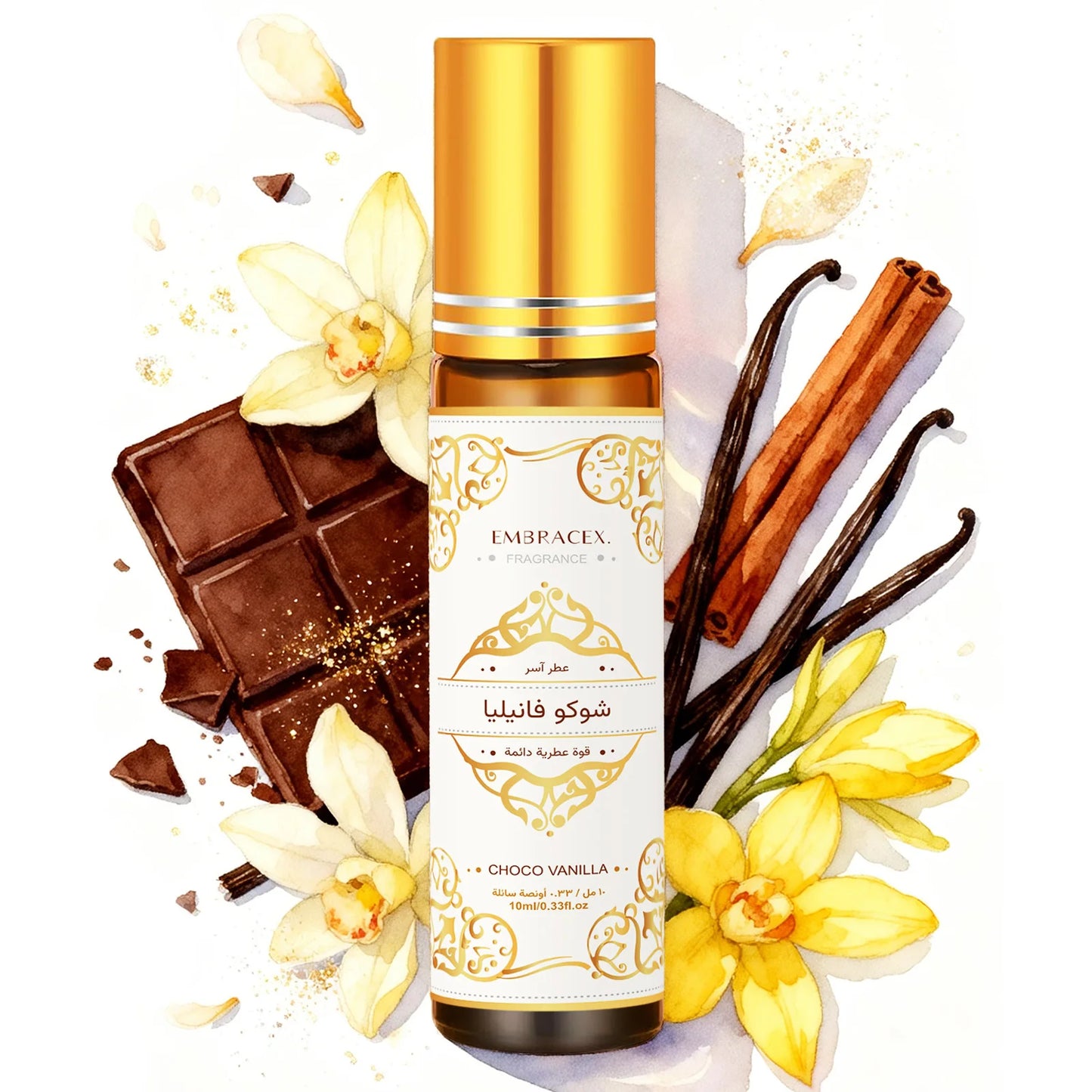 10ml Choco Vanilla Roller Essential Oil شوكو فانيليا Eid al-Fitr Long Lasting Scent Gift To Friends